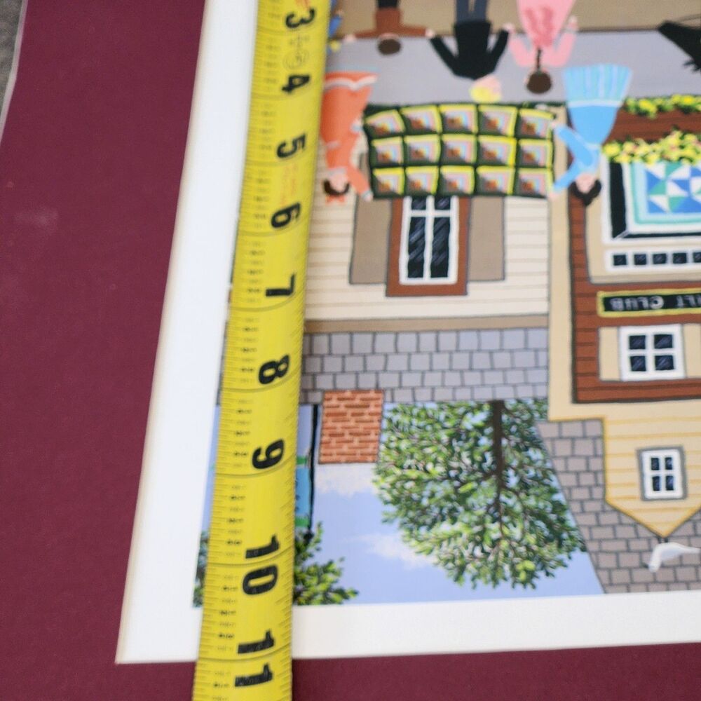 Cate Mandigo Cape Quilt Club 785/1000 Limited Edition Print Signed 1986 No Frame - Picture 6 of 8